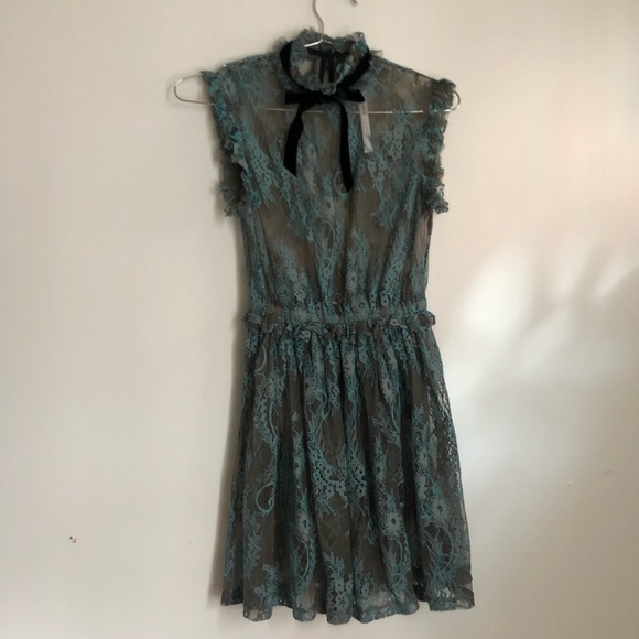 ASOS Dresses & Skirts - Asos petite teal lace dress